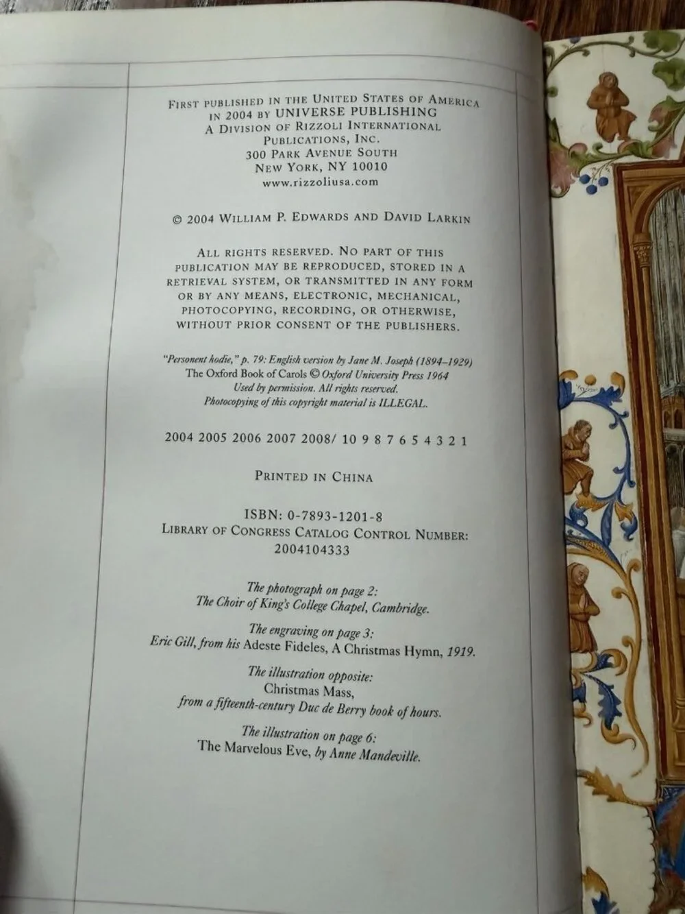 The Festival of Nine Lessons and Carols by William P. Edwards